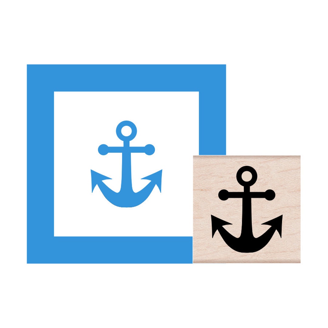Anchor Rubber Stamp Etsy