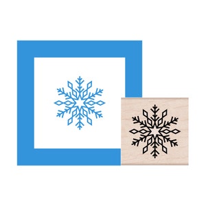 Snowflake Rubber Stamp