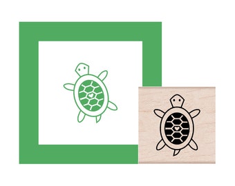 Turtle Rubber Stamp