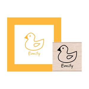 Personalized Rubber Duck Rubber Stamp