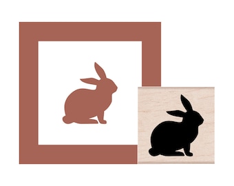 Woodland Bunny Rubber Stamp