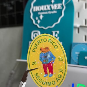 Holographic Concho El Sapo Sticker Inspired by DtMF, Bad Bunny.
