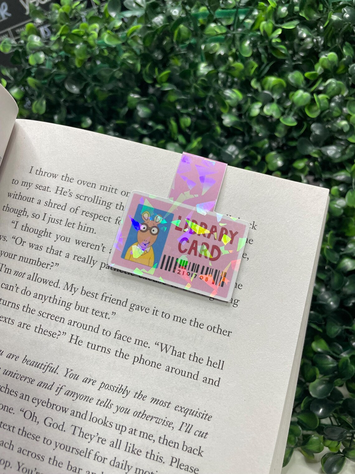 Holographic Arthur Library Card Magnetic Bookmark – Fun and Functional ...
