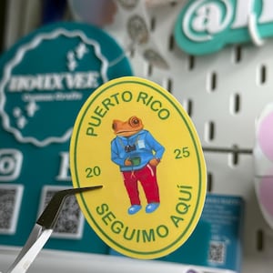 DtMF Concho Sticker. Bad Bunny.