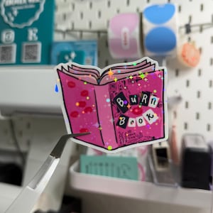 Holographic Burn Book Sticker-Mean Girls Inspired