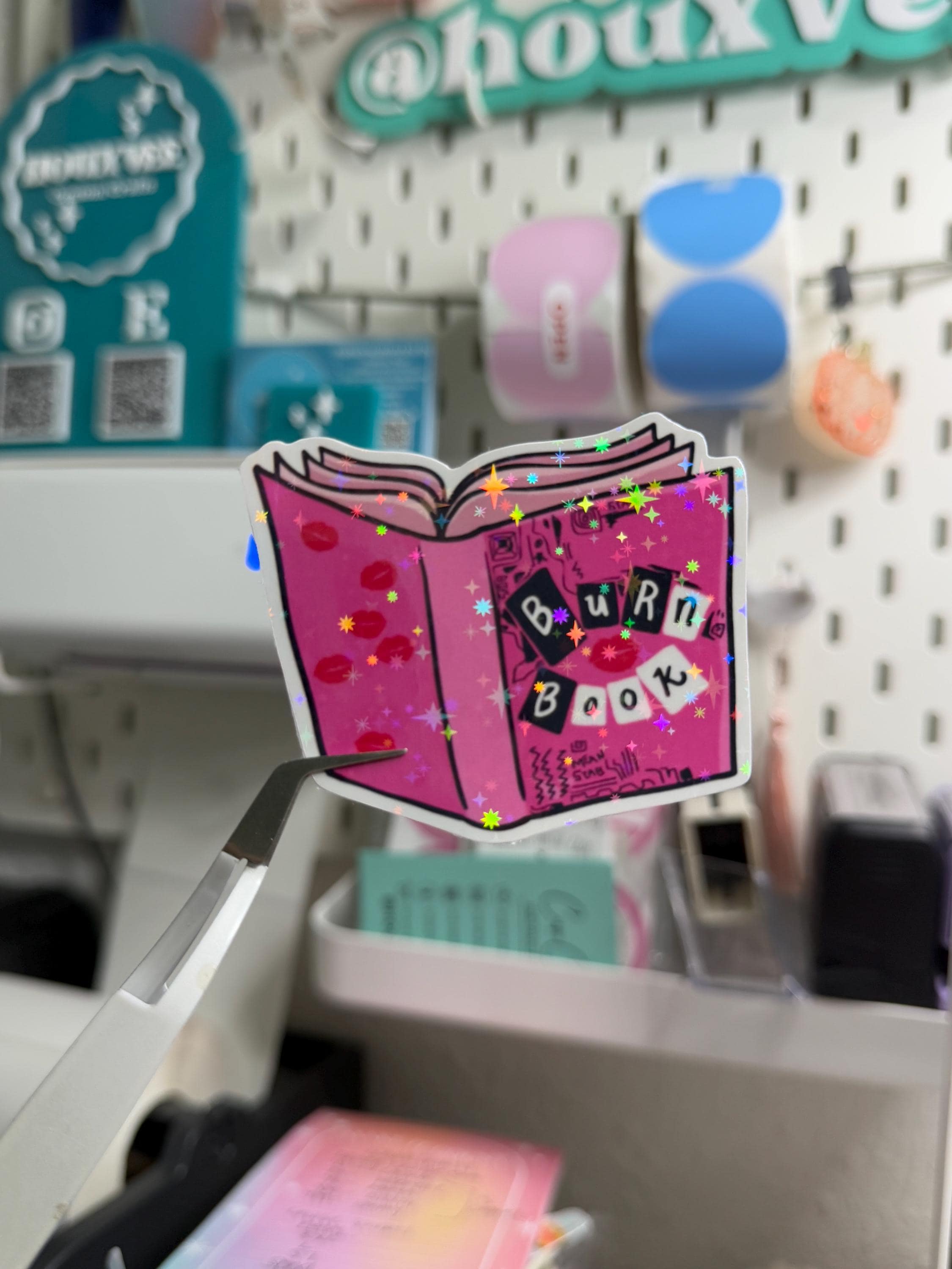 Holographic Burn Book Sticker-mean Girls Inspired - Etsy
