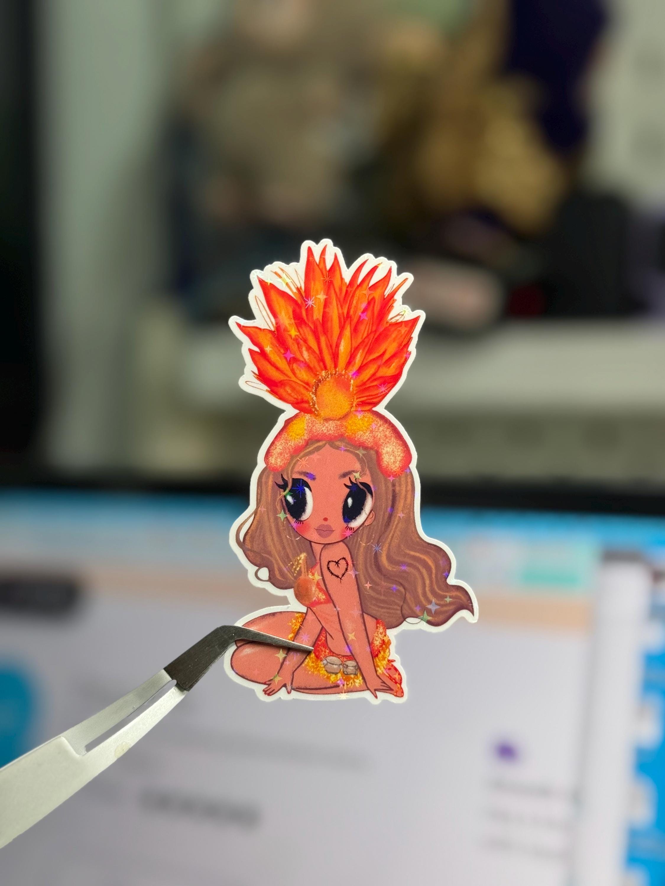 Karol G Holographic Sticker – Tropicoqueta