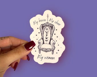 Fantasy reader kindle sticker, bookish kindle sticker
