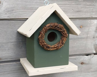 Birdhouse Outdoor Handmade in USA.