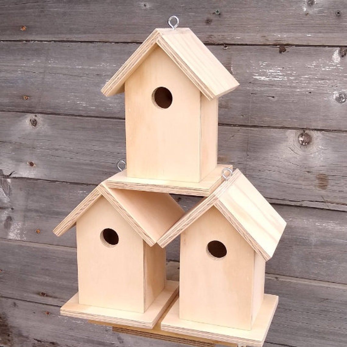 Unfinished Birdhouse Handmade. Made in USA Door County Etsy