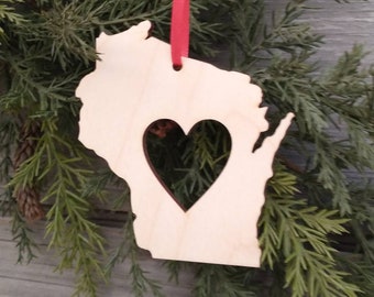 Wisconsin State Ornament