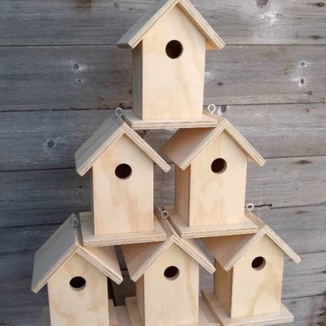 Unfinished Birdhouse Handmade. Made in USA Door County Etsy