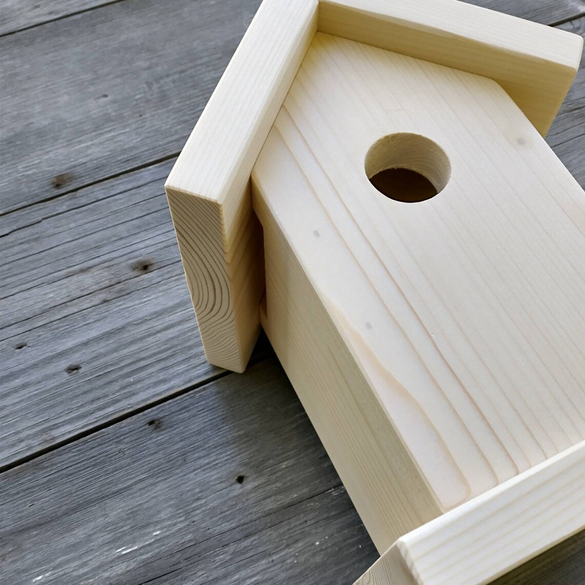 Unfinished Birdhouse. Finely Sanded and Ready to Paint. DIY Etsy