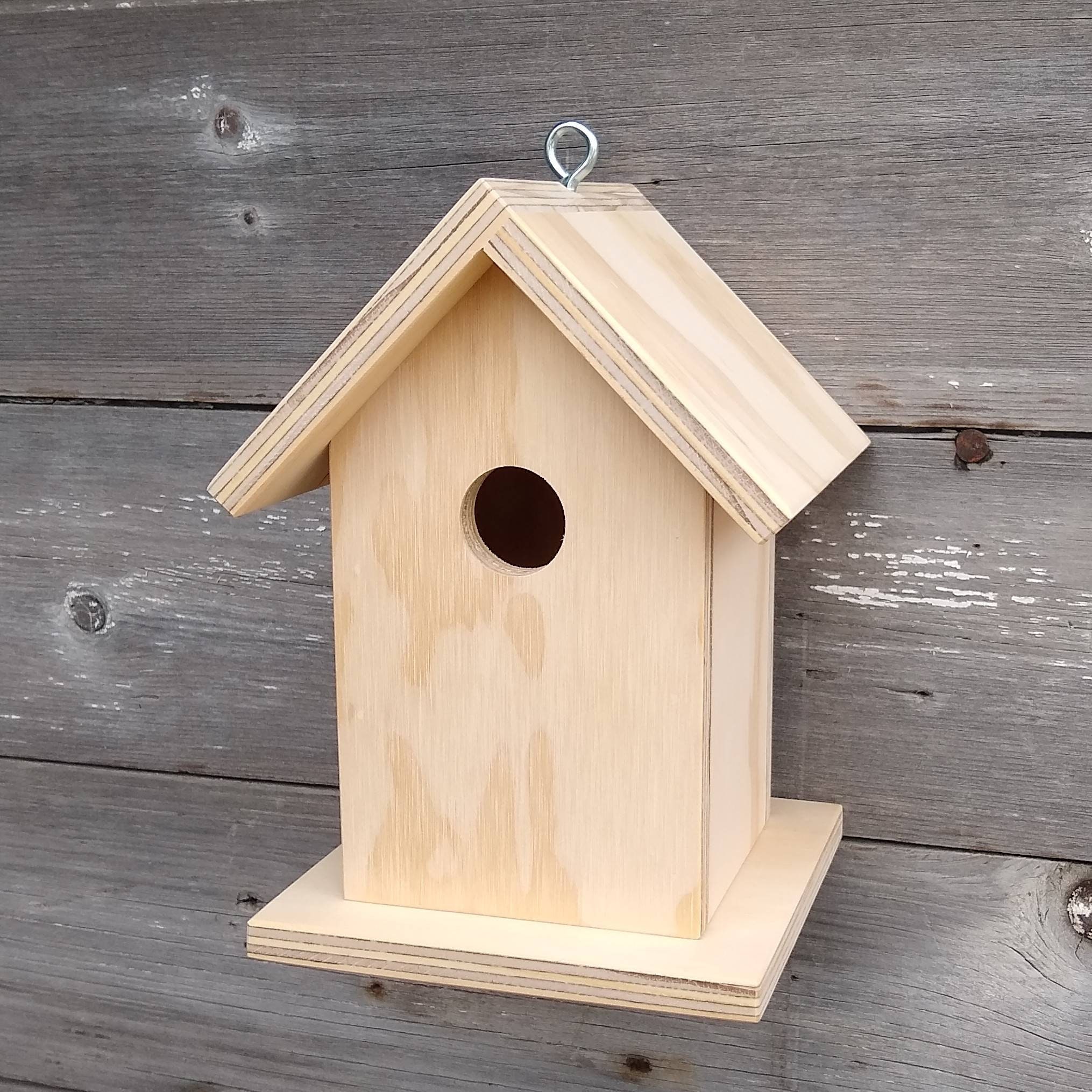 Unfinished Birdhouse Handmade.  Made in USA, Door County Wisconsin.  …