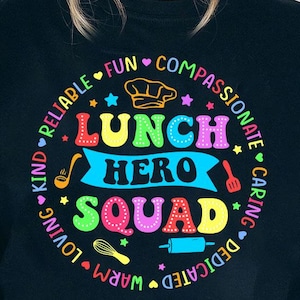 School Lunch Hero Crew Png, Cafeteria Squad Workers Png, Funny Cafeteria Workers Png, Teacher Life Png, Cafeteria Lunch Lady files