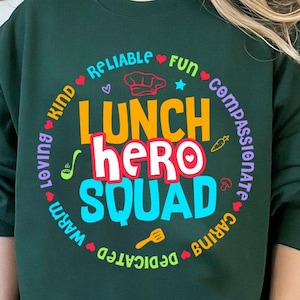 School Lunch Hero Crew Png, Cafeteria Squad Workers Png, Funny Cafeteria Workers Png, Teacher Life Png, Cafeteria Lunch Lady files
