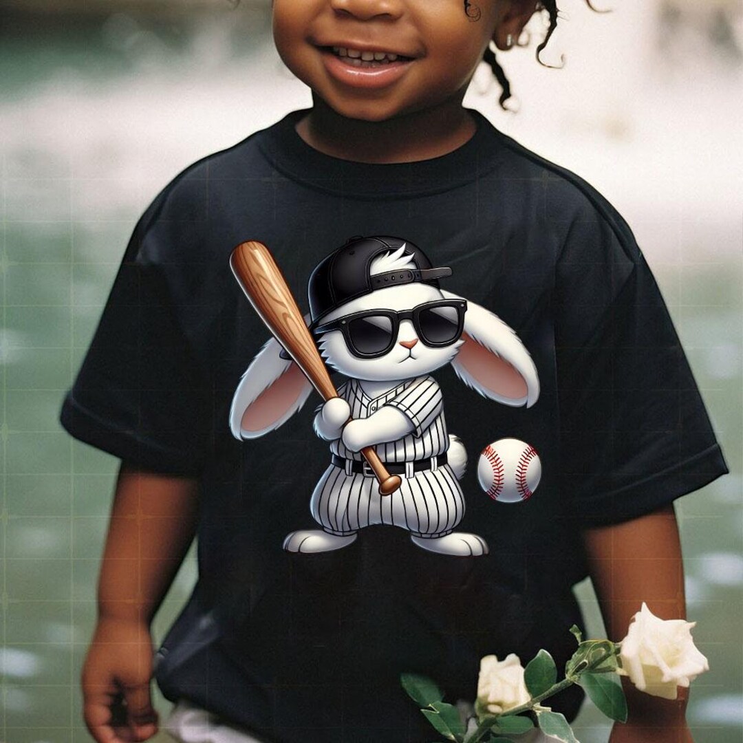 Easter Bunny Baseball Player Png, Easter Bunny Png, Baseball Easter Png ...