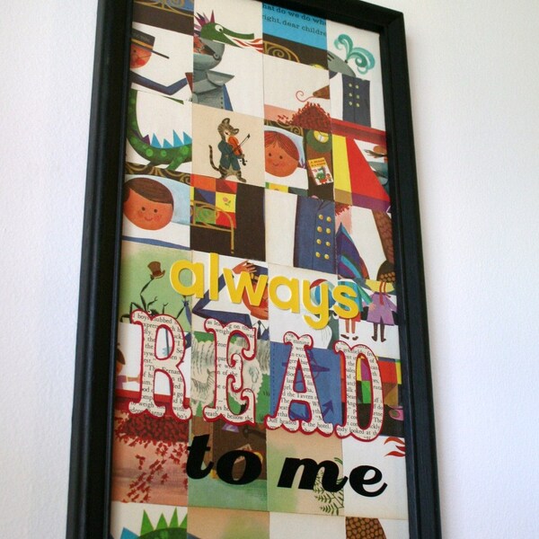 Always Read To Me Art Mosaic