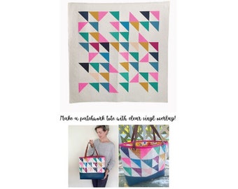 HST Quilt & Tote PDF pattern