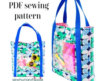 Essentials Tote / PDF sewing pattern / Large Tote sewing pattern