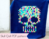Sugar Skull Quilt PDF pattern download