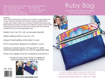 Ruby Taschen nähen PDF Schnittmuster