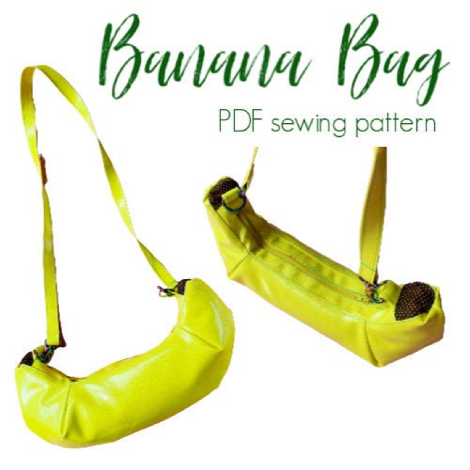 Banana Bag PDF sewing pattern with video Etsy España