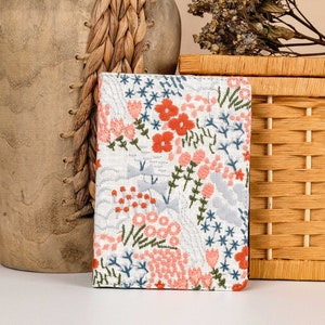 Petit étui pour Kindle broderie jardin rouge, étui de voyage, étui pour Kindle Paperwhite 7, étui pour Kindle Paperwhite, étui pour Kindle Paperwhite, cadeau pour elle