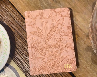 Retro Embossed Pink Flower Leather Kindle Case, Kindle paperwhite 7&#39;&#39; case, kindle paperwhite case, paperwhite cover kindle 11th 2024