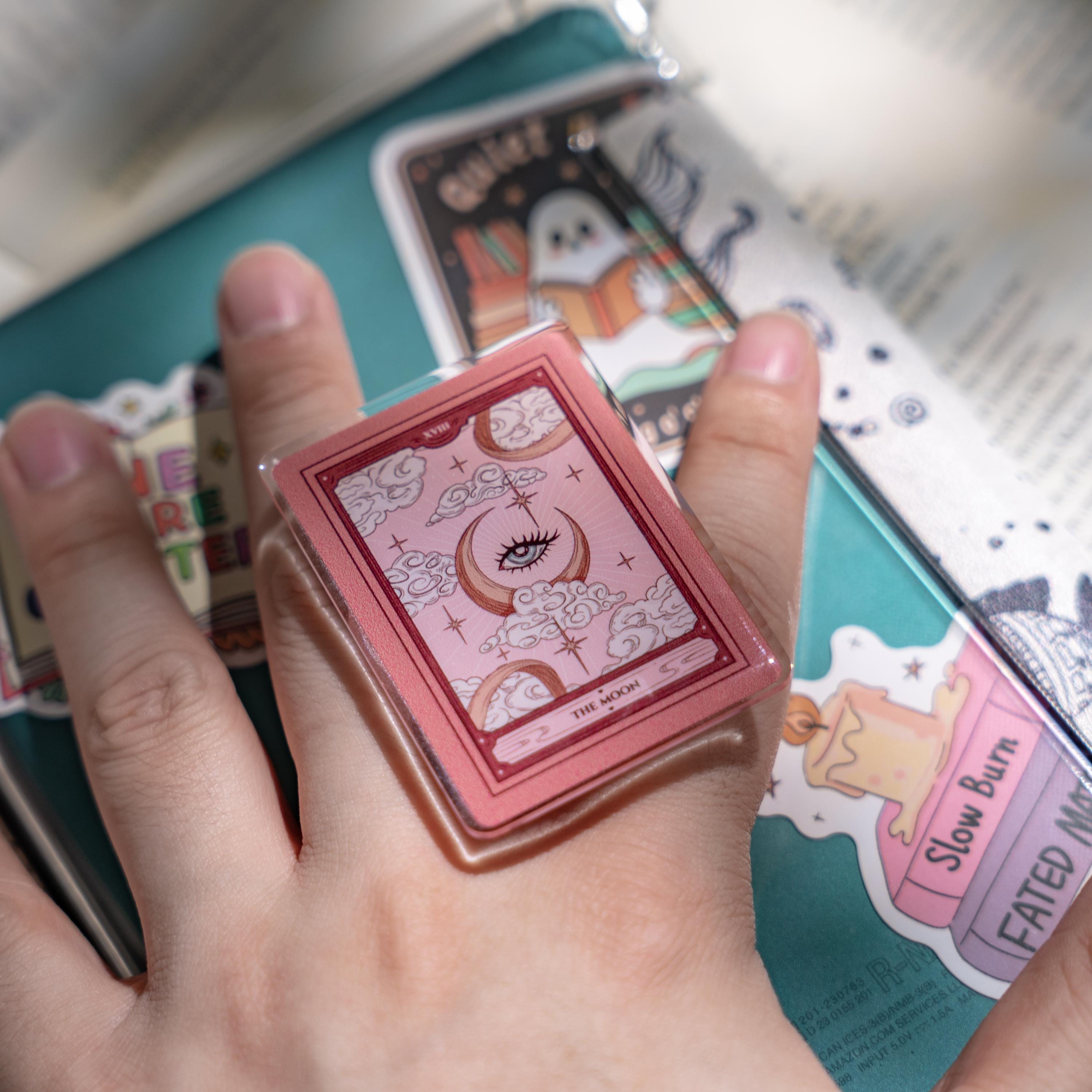 Stcker Vnyle Carte Tarot Fantôme Pastel The Books Pour Les Amateurs