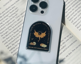 Impugnatura Kindle a forma di quarta ala di drago, supporto per Kindle, accessori per Kindle, impugnatura magnetica per Kindle, supporto per telefono, impugnature per telefono, impugnatura per Kobo, regali per appassionati di libri