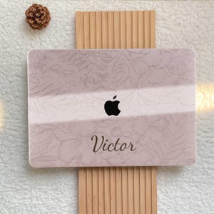 Custodia rigida floreale viola retrò per MacBook Pro 16/15 Air 15/14/13/11 MacBook Retina 15/13/12 Custodia per laptop Apple 2024/2023 A3114 A2941