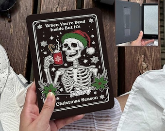 Merry Christmas Personalized Kindle Case with Hand Strap and Stand, Kindle 11th 2024 Case, Paperwhite 12th 2024 7'' Case, Kobo Case