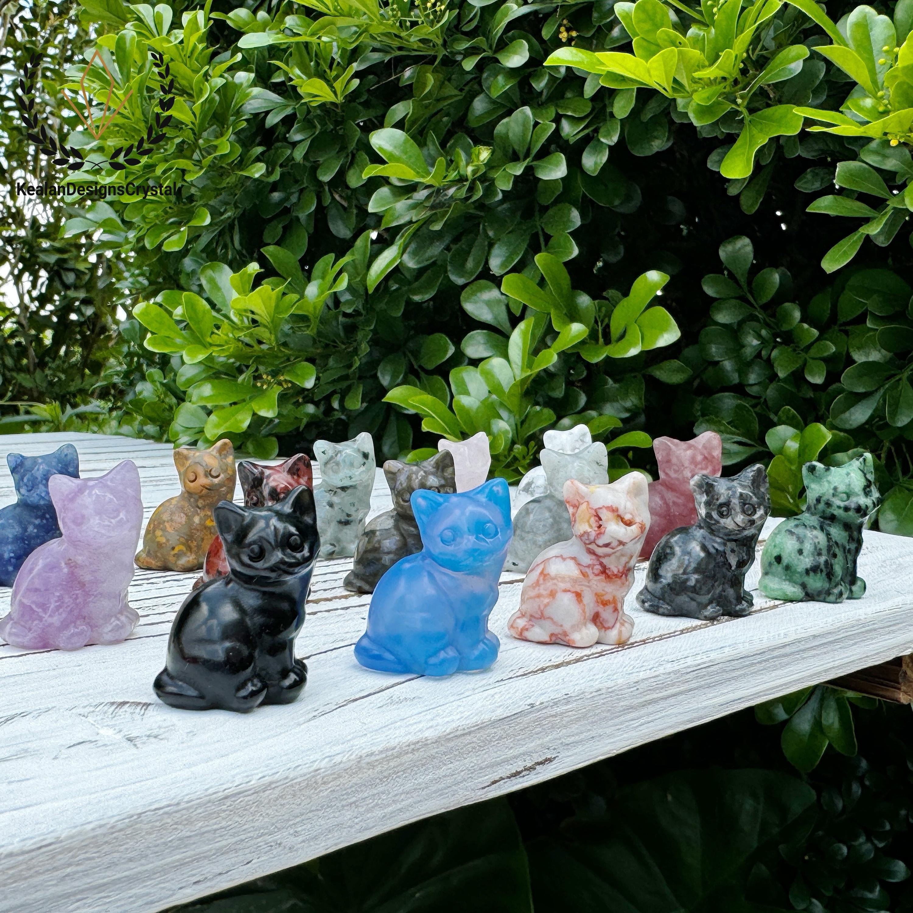 rose quartz toy Hand Carved Rose Quartz Agate Unakite Dino Figurines – Bliss Crystals main image 1