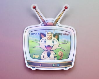 On the Scene - TV - Rainbow Holographic Laminate Stickers