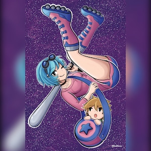 Ramona Flowers Watercolor Art Print