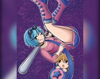 Ramona Flowers Watercolor Art Print