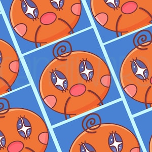Memetchi Memo Pad - Tamagotchi Memo Pad - Zakładka - Notatnik z etykietami - Słodka notatka - Notatka Tama Memo Pad