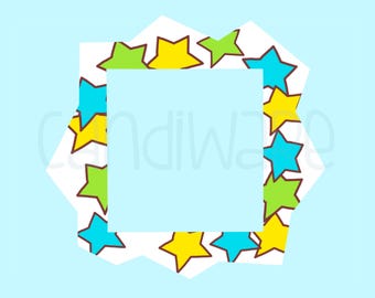 Tamagotchi Paradise, Uni &Pix Faceplate: Holographic Kawaii Stars