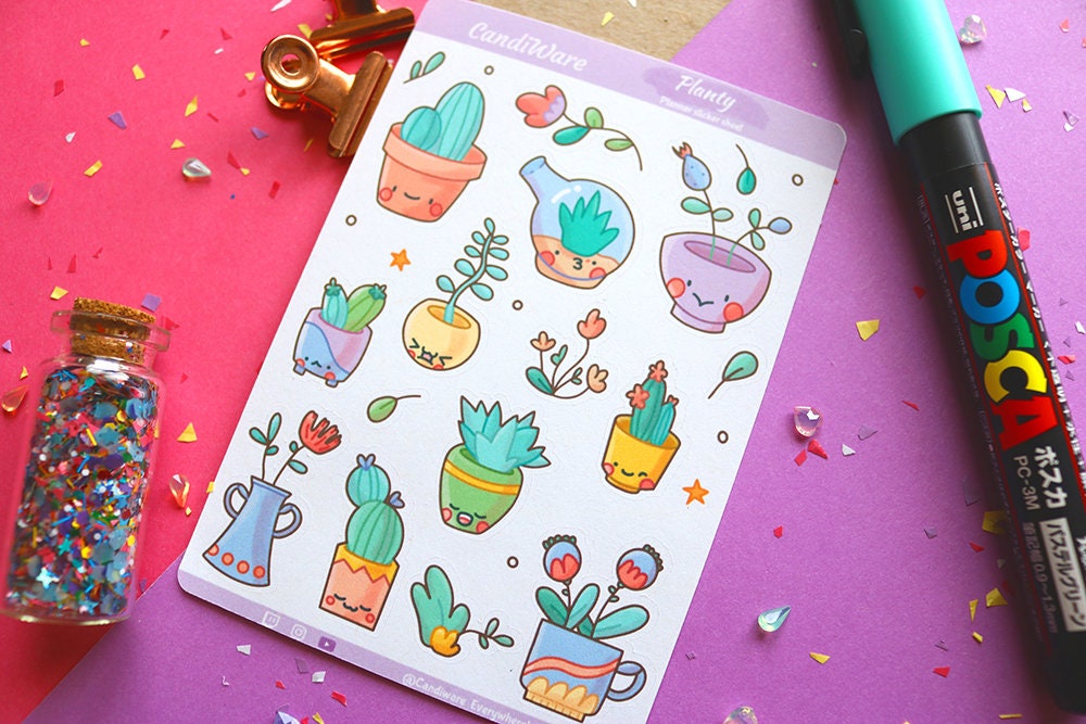Plant Stickers — Stationery Pal