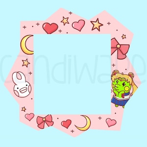 Tamagotchi Paradise, Uni & Pix - Faceplate Magical Sailor Kuchipatchi Holographic - Bunny - Pink