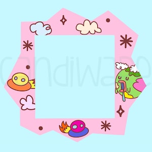 Placa frontal Tamagotchi Paradise, Uni y Pix: Planeta Tama holográfico