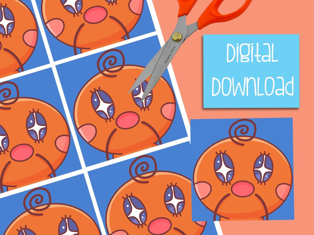Memetchi Color In Kawaii Memetchi Memo Pad: Printable Journal (digital Download) - Etsy