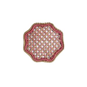 Amelia Iraca Coaster (Set of 6 & 8) / Straw Tableware / Home Table Decor / Raffia Dinnerware / Colombia / Artett