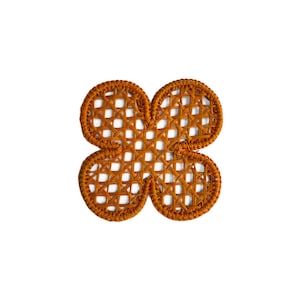 Lucky Iraca Coaster (Set of 6 & 8) / Straw Tableware / Home Table Decor / Raffia Dinnerware / Colombia / Artett