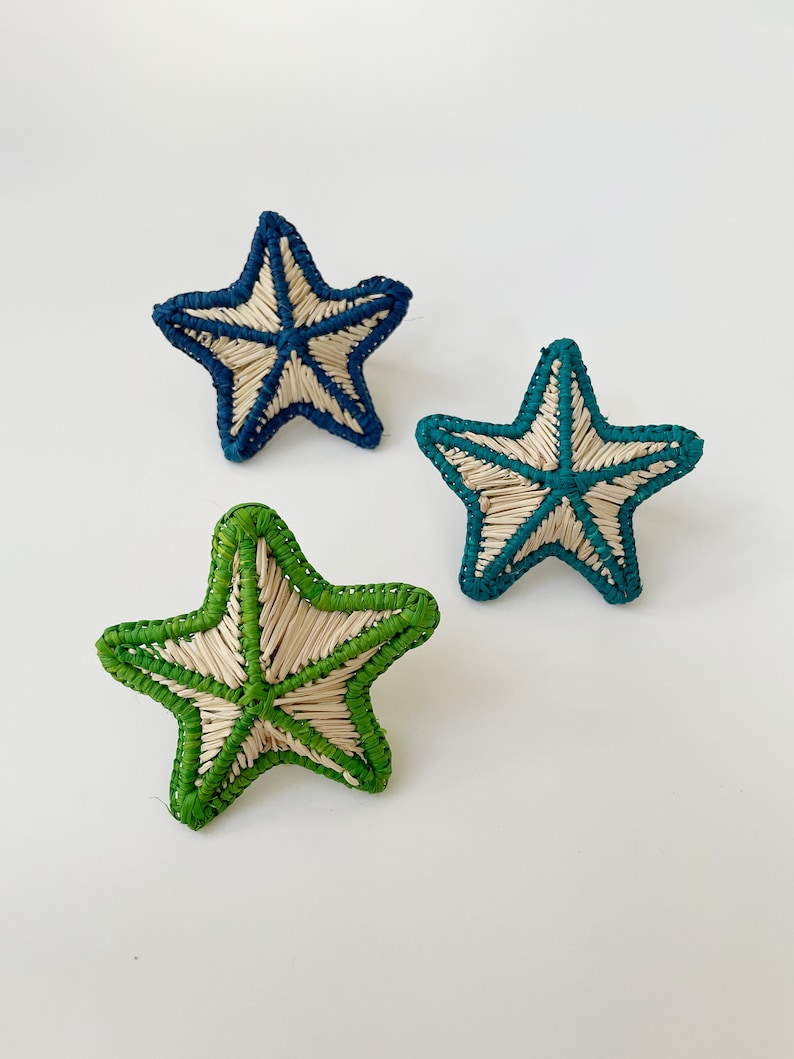 Star Iraca Napkin Rings - Thumbnail 4