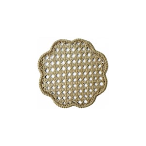 Felicia Iraca Coaster (Set of 6 & 8) / Straw Tableware / Home Table Decor / Raffia Dinnerware / Colombia / Artett