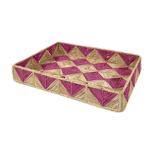 Ecleptic Iraca Tray / Straw Tableware / Home Table Decor / Raffia Dinnerware / Colombia / Artett
