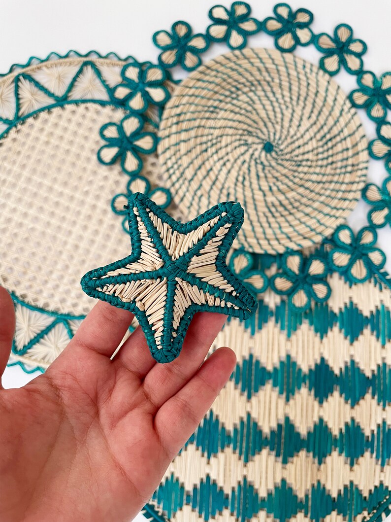 Star Iraca Napkin Rings - Thumbnail 2