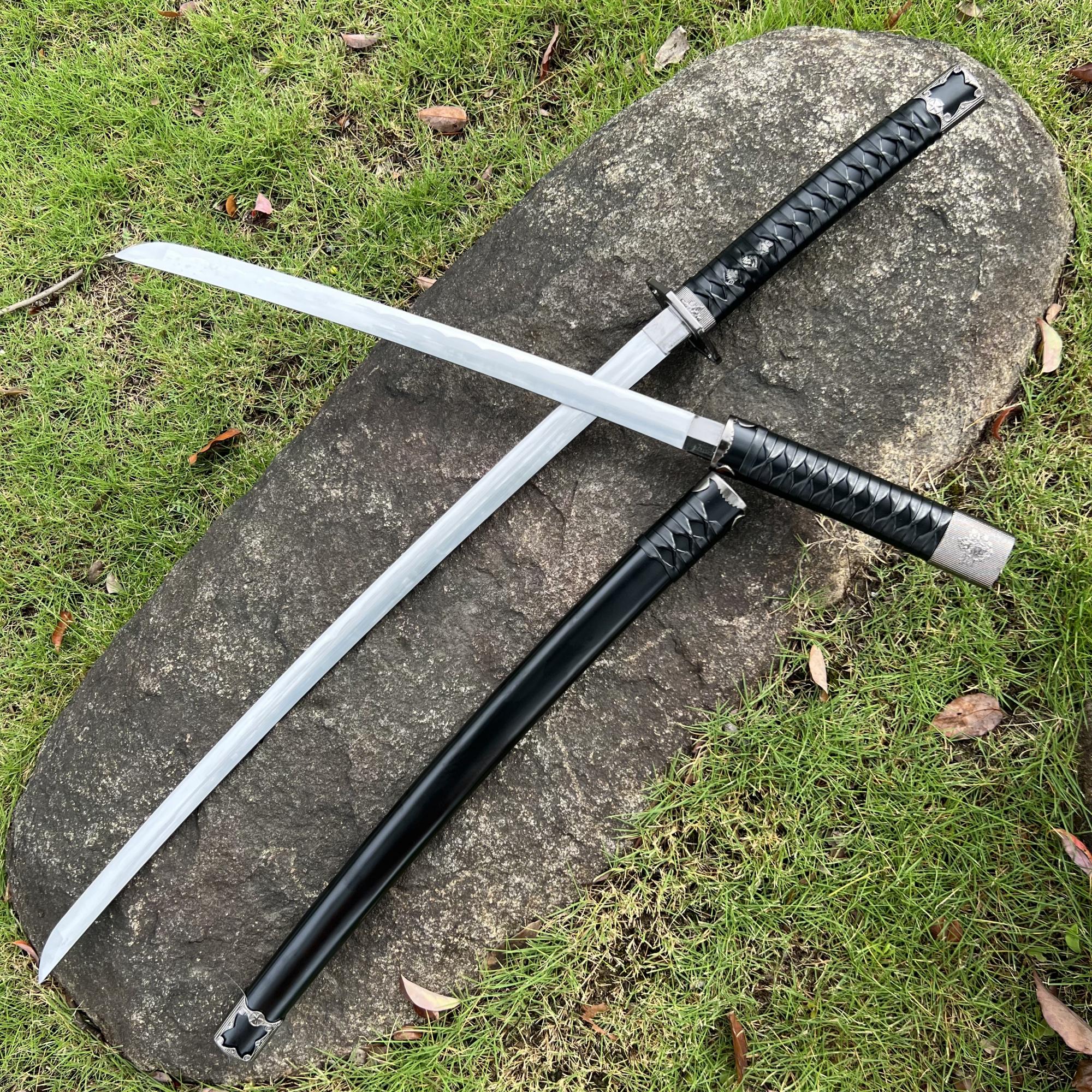 Handmade Katana Sword Set: Two-in-one Sheath, High Fierce Steel